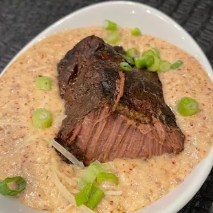 Short Rib and Red Grits