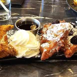 Fried Chicken & Beignet Waffles