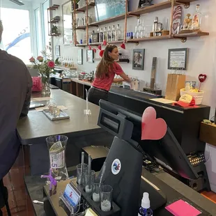 The bar