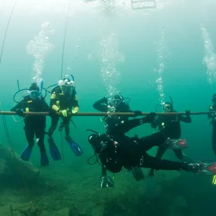 Underwater Class Group shot