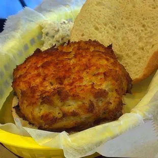 Crabcake sandwich