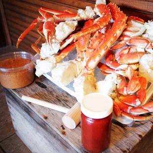 Imagine the holiday cheer and awe-struck faces at your festive event when you serve not one, but three types of crab legs!