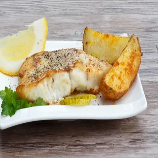 Our Grouper offers a healthy choice with lean, flaky meat; and moist, mild taste.  Add some of your herbs like basil, rosemary or oregano...