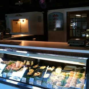 sushi and sashimi, interior