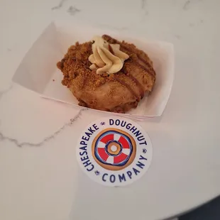 Cookie butter doughnut