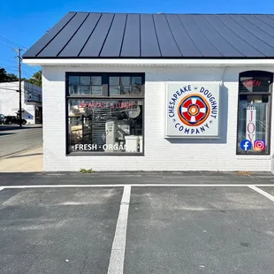 the front of the store