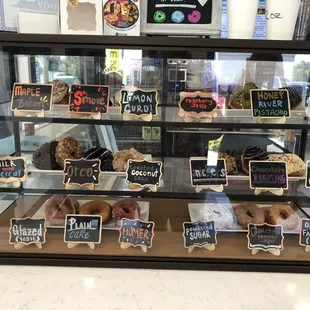Unique and delicious doughnut selection!