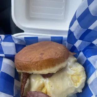 Bacon Egg and Cheese Sandwich