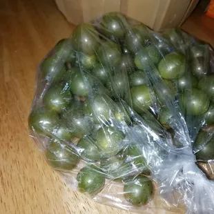 Muscadine grapes from the Farm Chicks Produce stand.