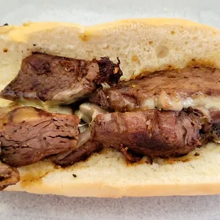 Prime rib hoagie