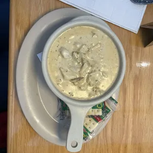 Creamy crab soup