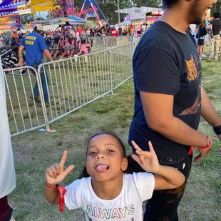 Waiting in line for hang glide ride! So much fun!