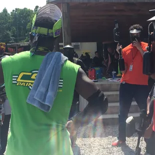 Getting instruction from the ref...