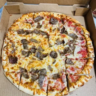 Sausage pizza