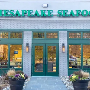 the front of the store