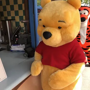 Pooh stopped by in search of ...