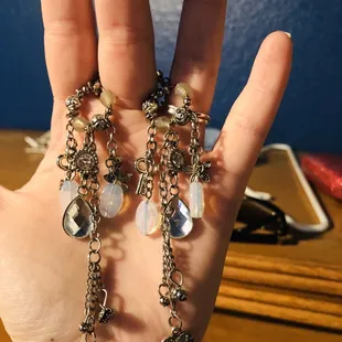 The chandelier earrings