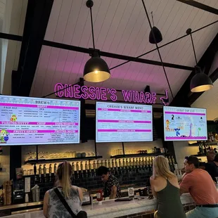 Locals grabbing a beer