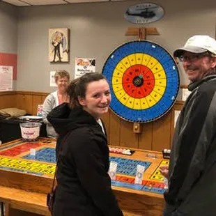 a group of people playing a game