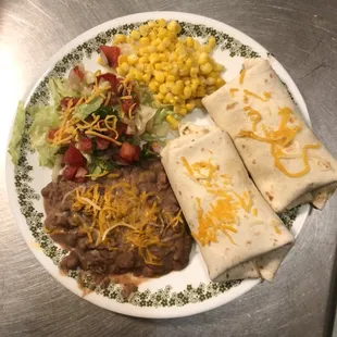 We have Mexican style food specials on Tuesdays.