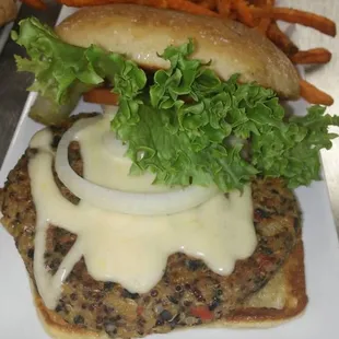 Black Bean Quinoa Burger