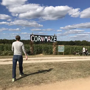 Corn maze is fun!