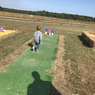 Pumpkin bowling