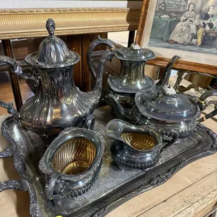 This is why you needed servants... just a clean silverware before going back in the safe or coming out of it!