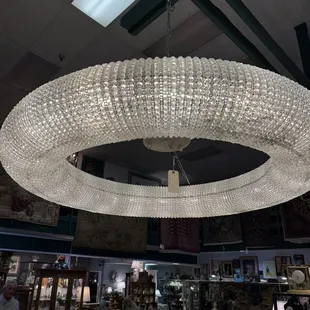 Was this large light fixture the inspiration for Apple Park and their spaceship headquarters? Discuss!