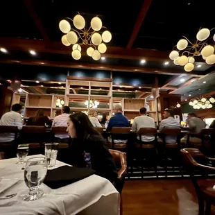 the dining area