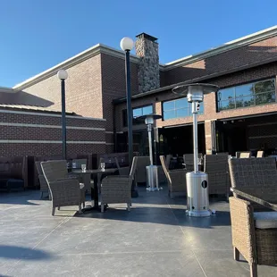 Outside deck