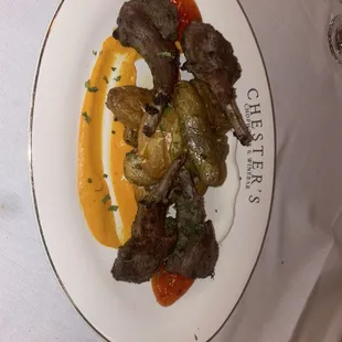 Lollipop lamb chops