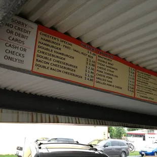 Cash or check Only!