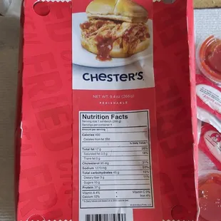 Cool, nutrition info