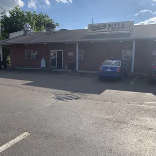 the front of the restaurant