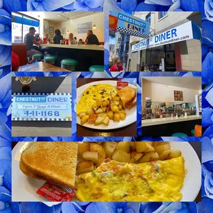Montage of images from Chestnut Diner