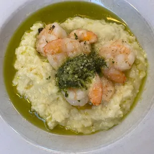 Garlic Shrimp Risotto