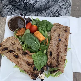 Chicken Salad on Raisin Walnut Toast