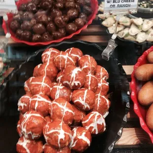 Buffalo style meatballs!!!