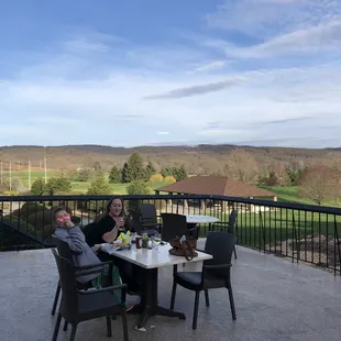 The view for outdoor dining. Should've taken a panoramic...