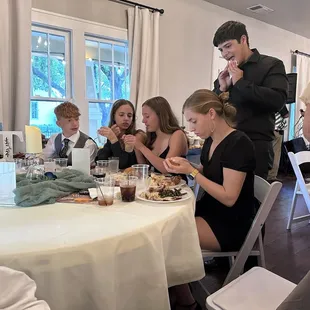 Reception hall front