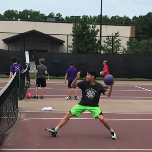 Dodgeball at Coach Conroy&apos;s All Sports Camp.