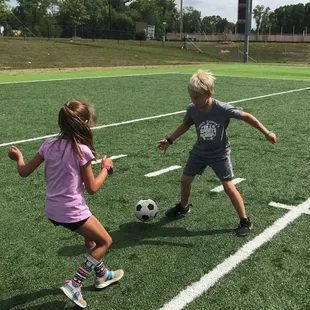 Soccer 1v1 at Coach Conroy&apos;s All Sports Camp.