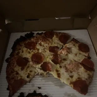 Small GF pepperoni pizza