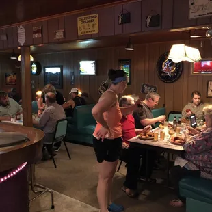 Dining room hasn't changed in 61 years of operation.