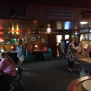 Kitschy interior...gotta love it.