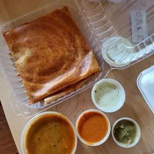 Mysore Podi Masala Dosa