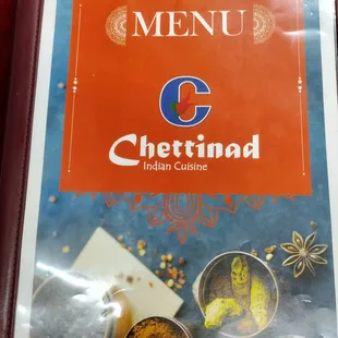 Cover of menu