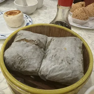 A13. Sticky Rice & Chicken in Lotus Leaf