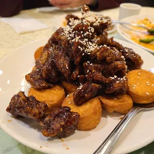 Beef with tofu